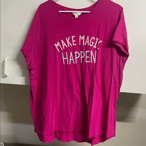 Terra & Sky Vibrant Pink Top